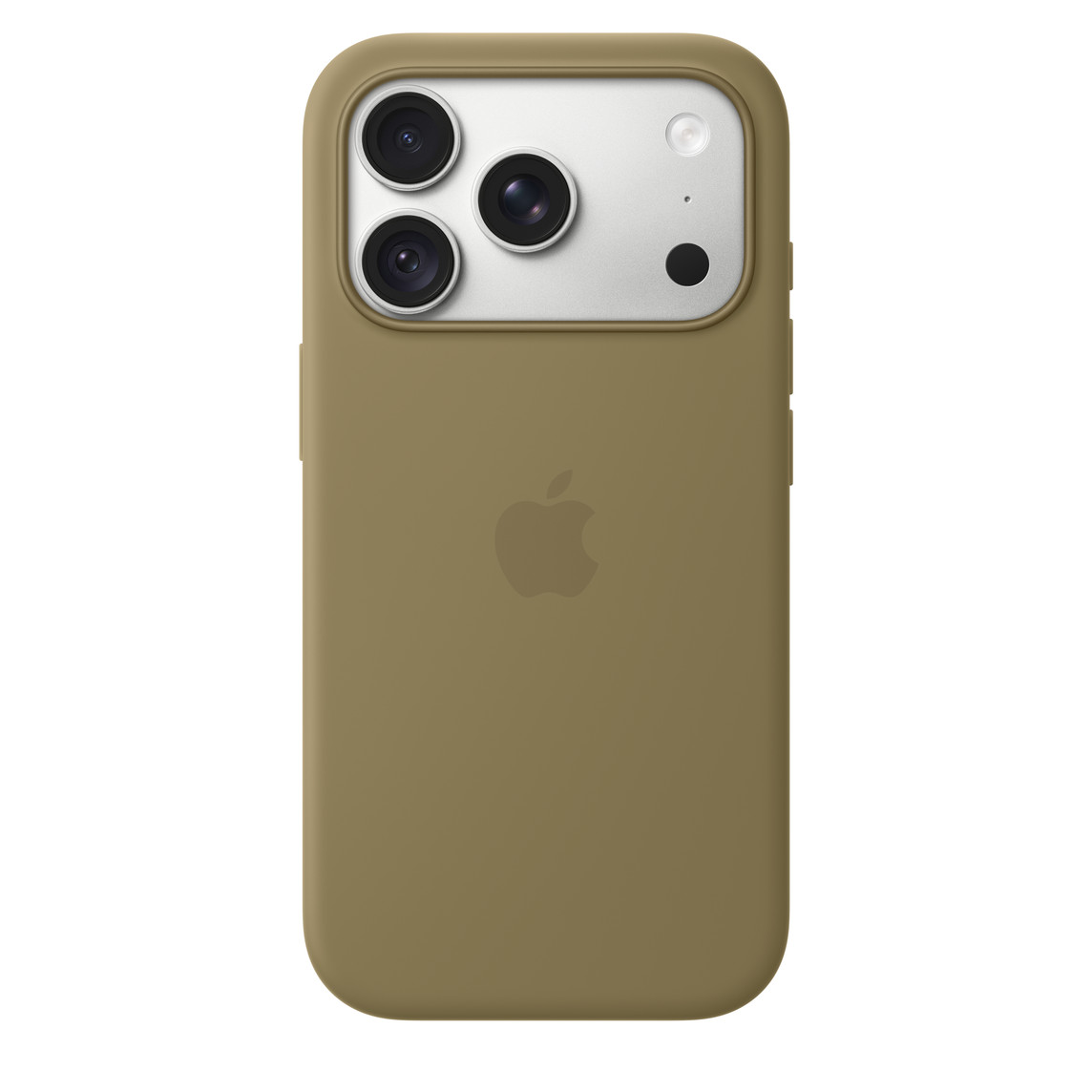 Силиконовый чехол iPhone 18 Pro — Оливковый